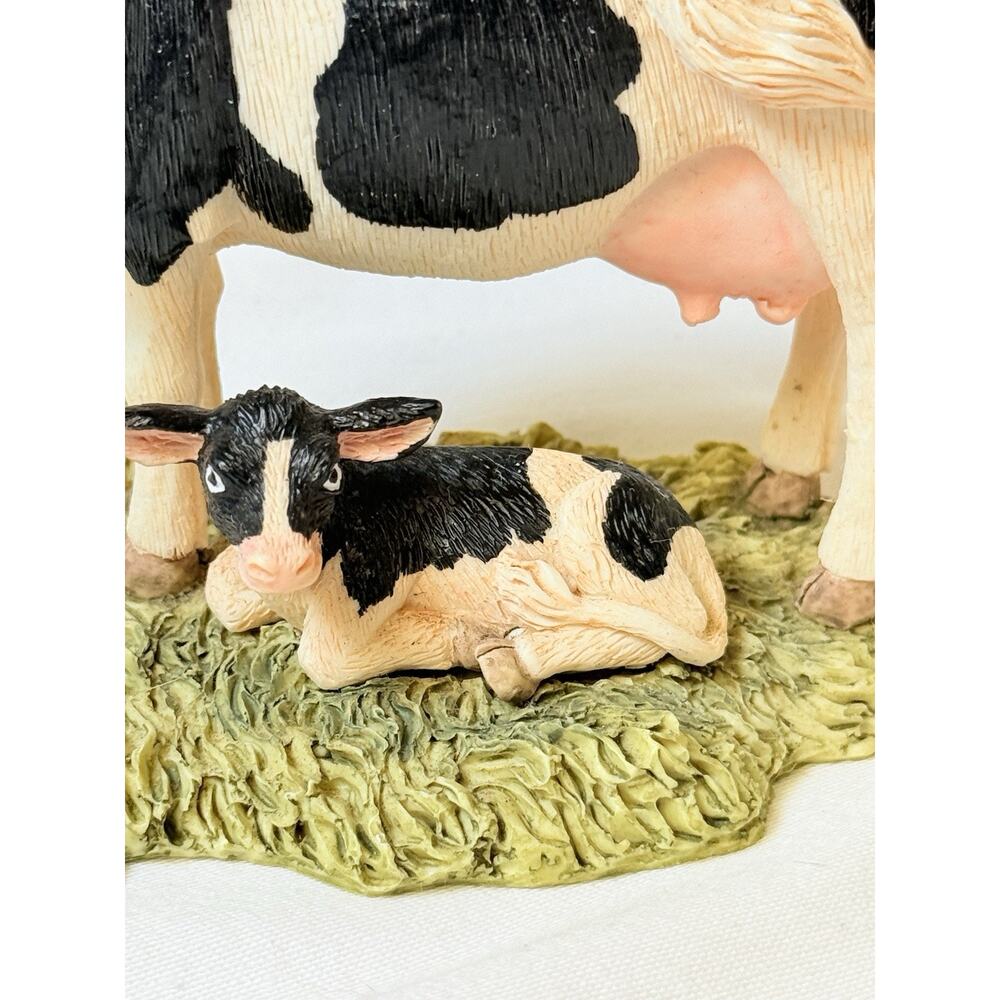 Young’s 1984 Cow & Calf Reason Farm Country Dairy Decor - Picture 7 of 11